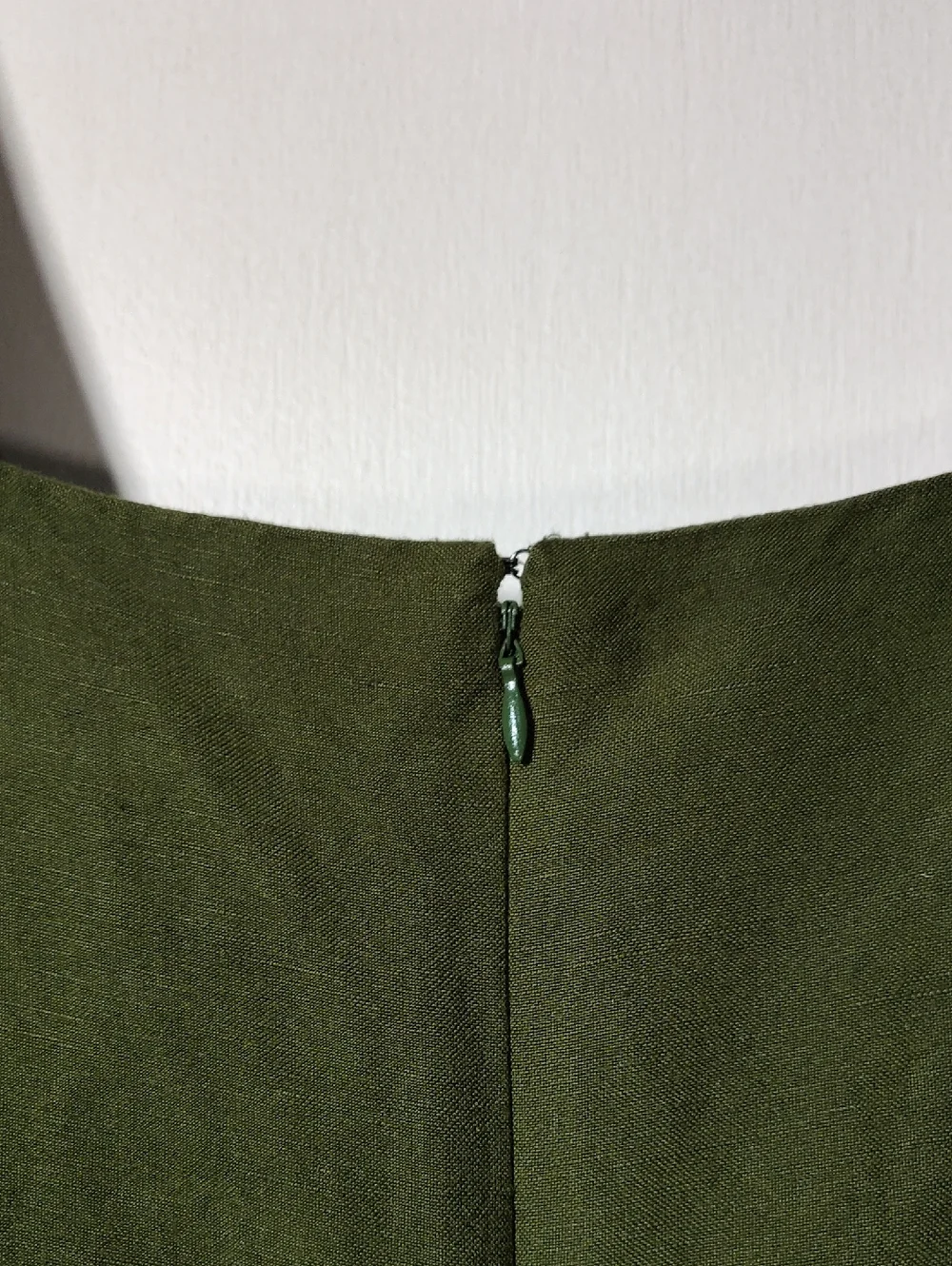 Ann Taylor green linen blend wide leg one piece jumpsuit 16